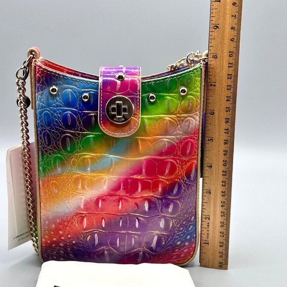 Brahmin Marley Multi Gumdrop Collection Leather Crossbody V04248940000050 NWT - Picture 13 of 16